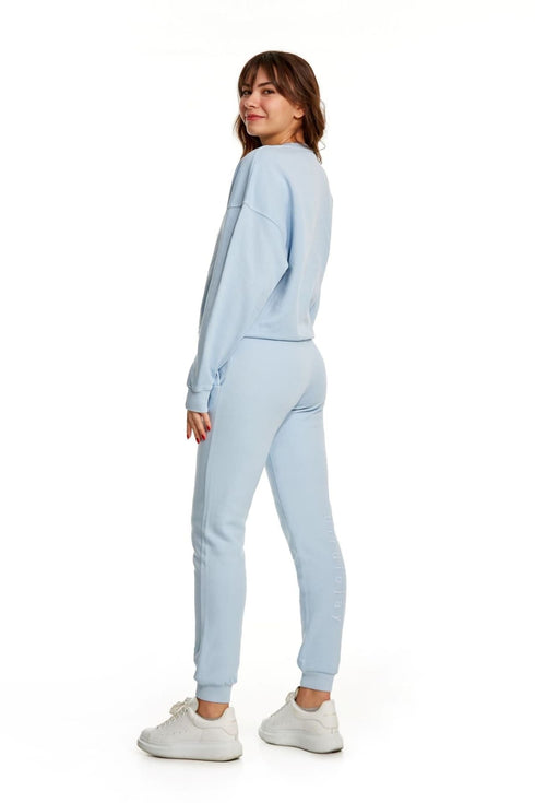 OVER THE CLOUDS AÇIK MAVİ OVERSIZE SWEATSHIRT - Sweatshirtler - BIRDIEJAY